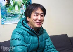 今関あきよし監督インタビュー写真